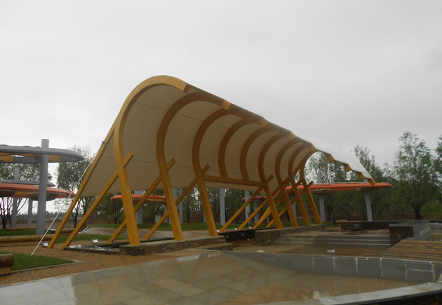 內蒙古膜結構的膜角點類型：融合自然與科技的現代建筑美學